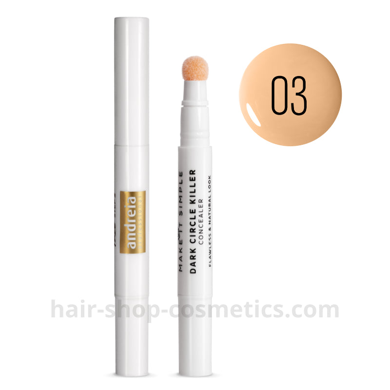 Andreia maquillaje, DARK CIRCLE KILLER - Corrector de ojeras iluminador 1,5ml dark circle 03