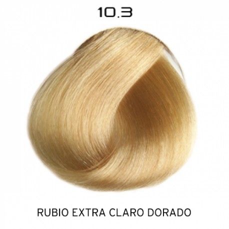 Cromatone Tinte Permanente 60ml Montibello 10.3 - Rubio Platino Dorado Irisado