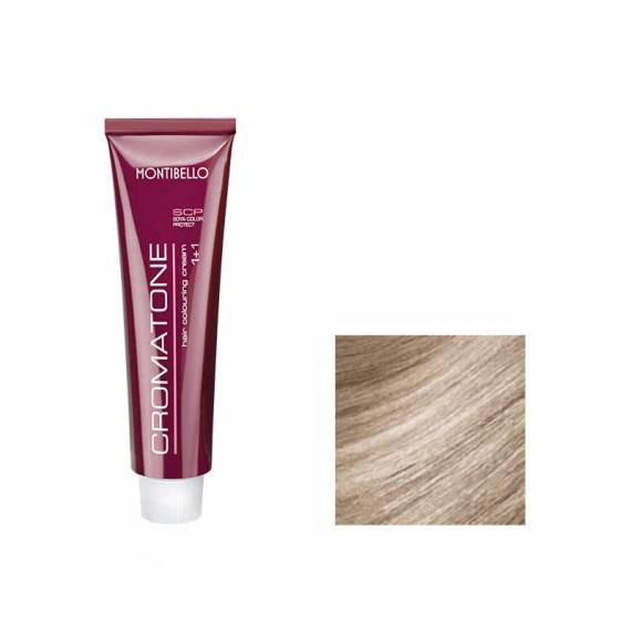 Cromatone Tinte Permanente 60ml Montibello 10.1 - Rubio Platino Ceniza