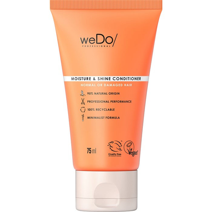 Wedo moisture & shine acondicionador 75 ml - cabello normal o dañado--wella