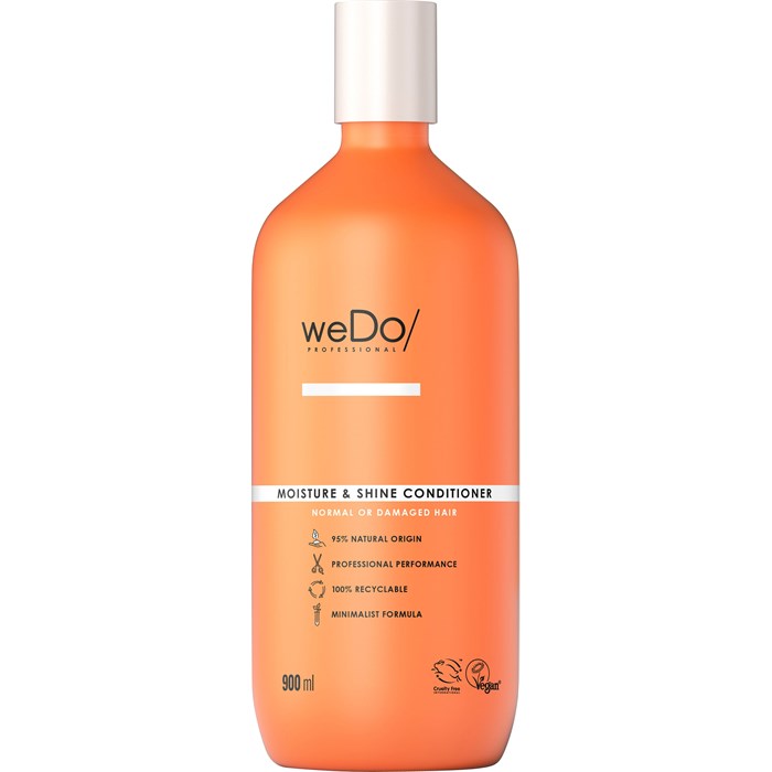 Wedo moisture & shine acondicionador 900 ml - cabello normal o dañado--wella