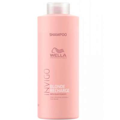 TP-WELLA INVIGO BLONDE RECHARGE CHAMPU 1000ML - Hair shop